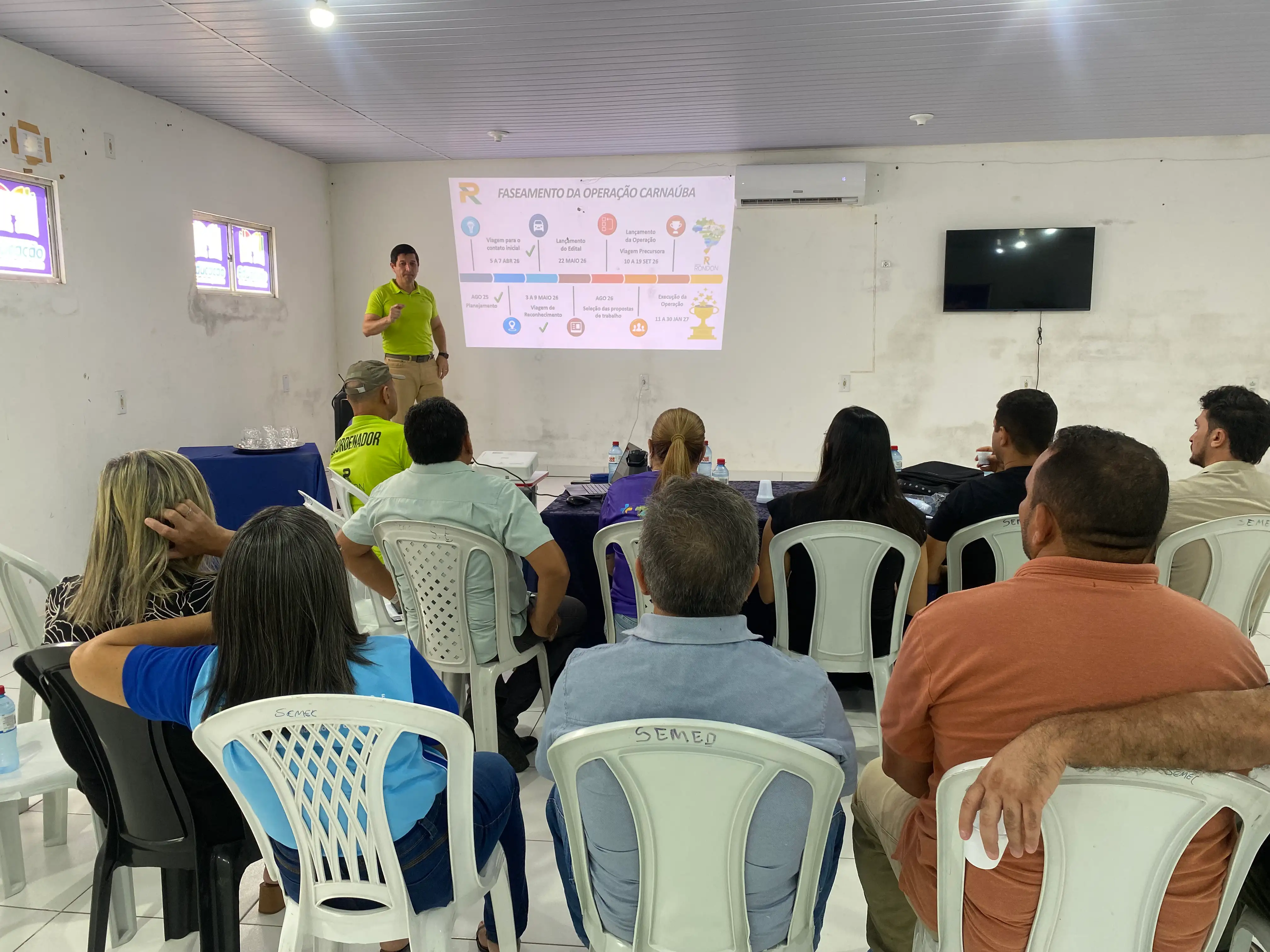Foto 8 – Beneditinos recebe representantes do Ministério da Defesa e Projeto Rondon