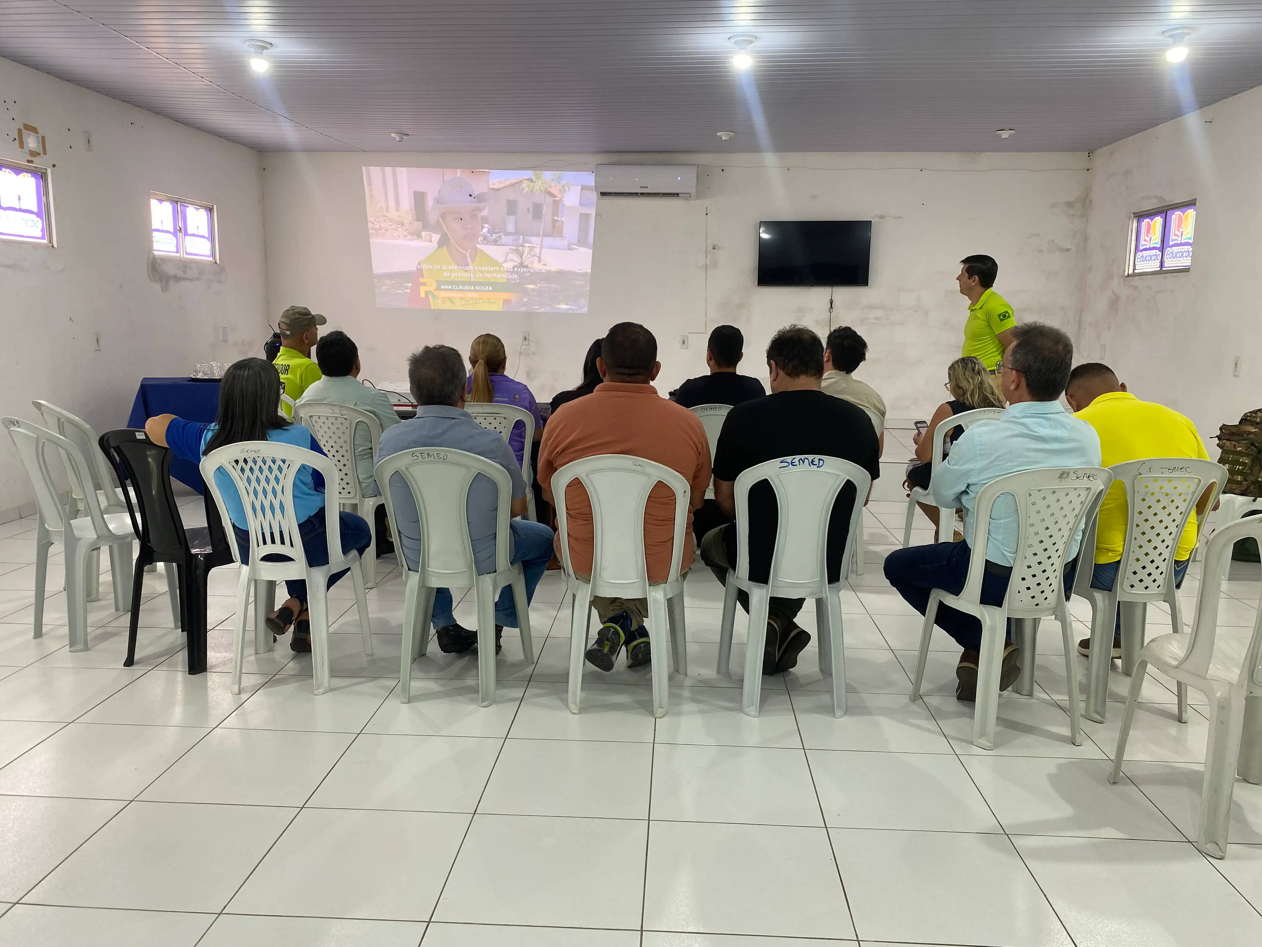 Foto 2 – Beneditinos recebe representantes do Ministério da Defesa e Projeto Rondon