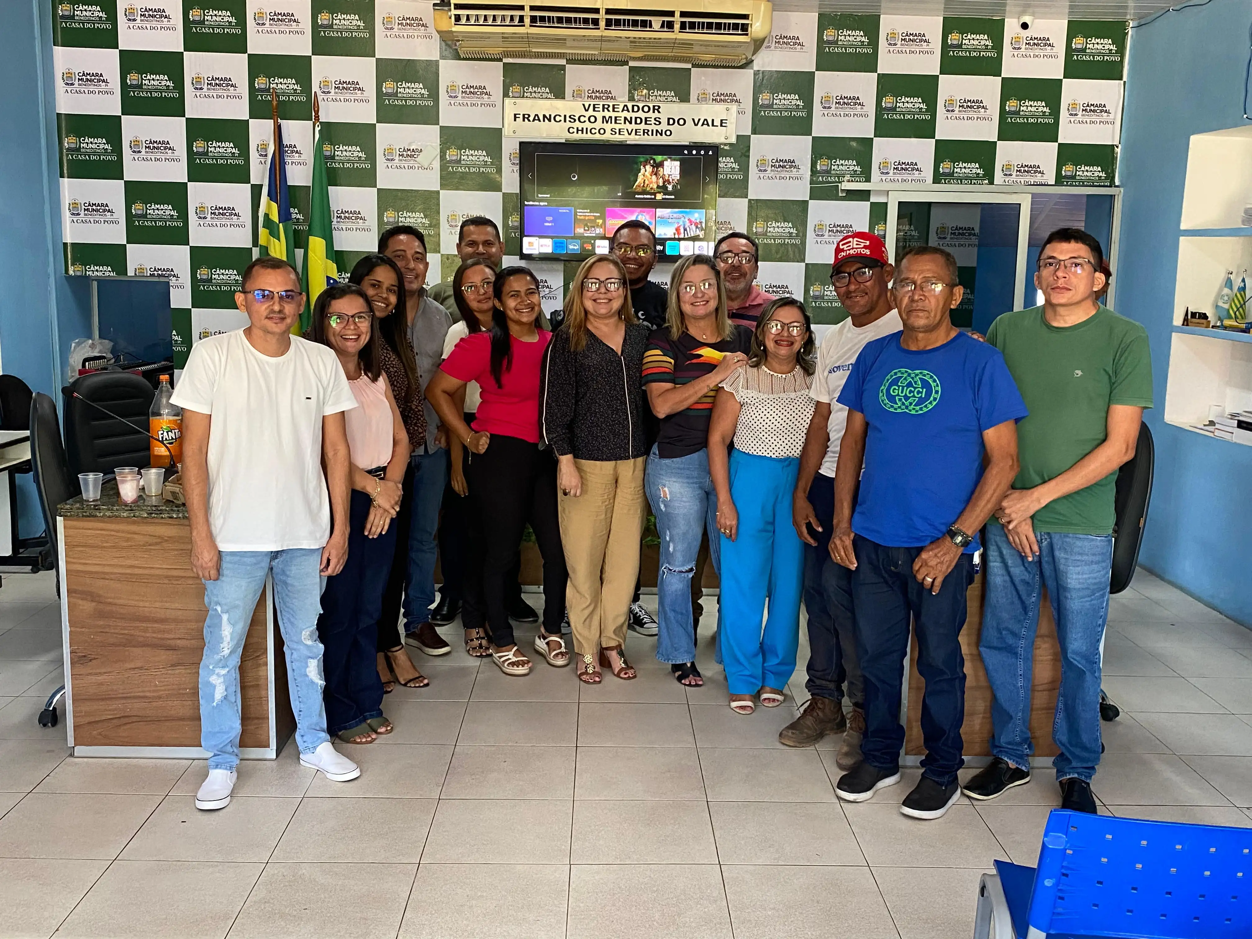 Foto 1 – Prefeitura de Beneditinos realiza Audiência Pública para apresentação das metas fiscais
