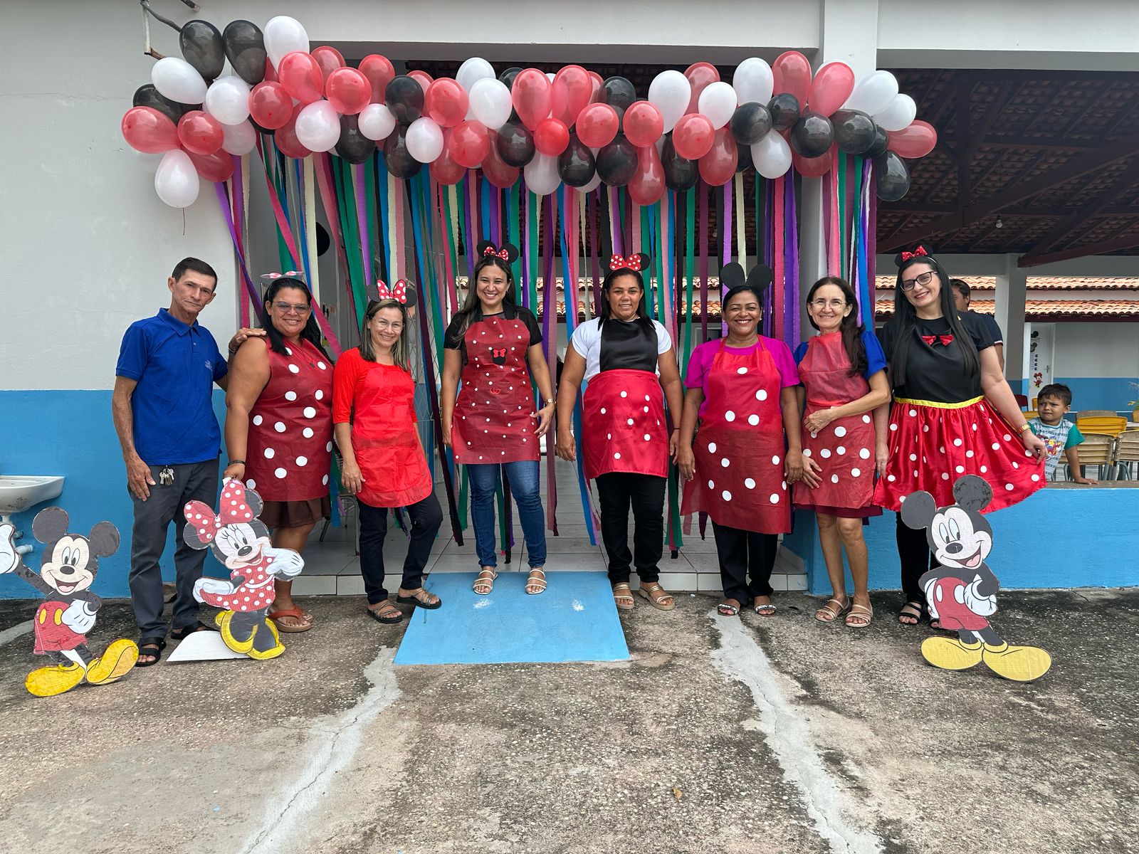 Foto 1 – Início do ano letivo 2025 na rede municipal de ensino de Beneditinos